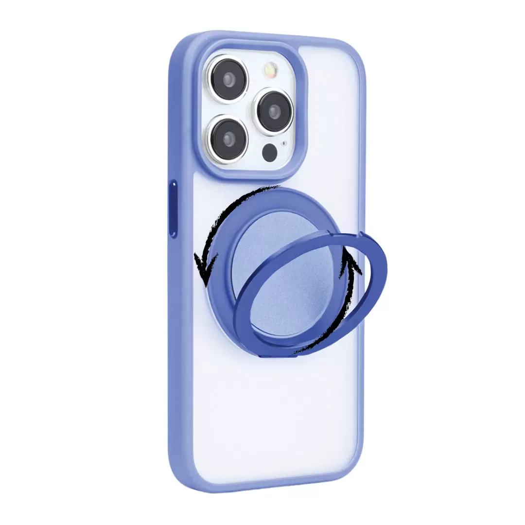 iPhone 16 MagSafe Cam Smoke Rotating Kickstand Sky Blue